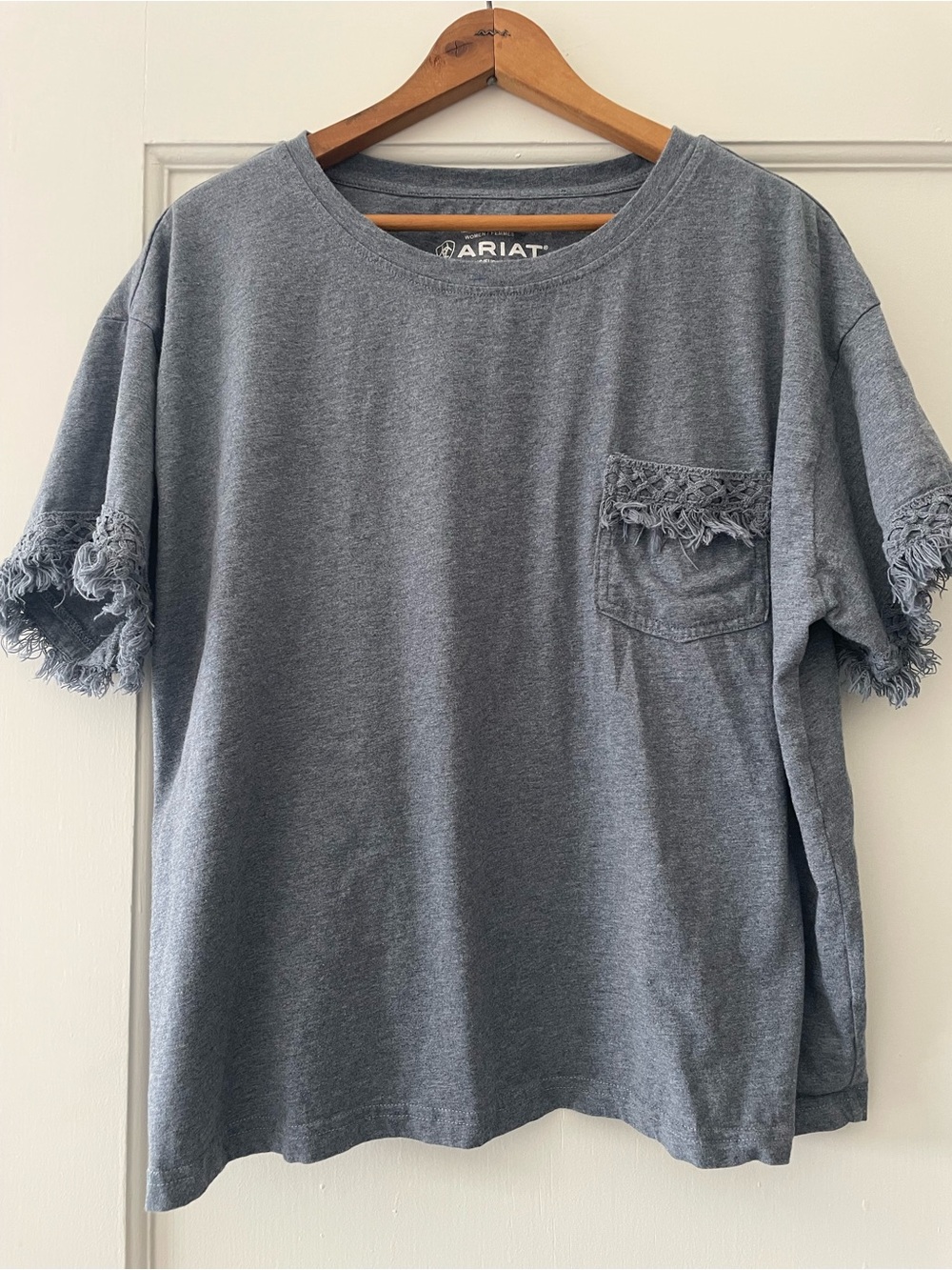 Ariat Slipstream Blue Tassel Tee | XXL